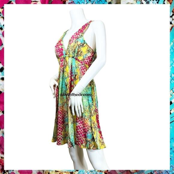 LULI FAMA SMOKE SHOW V Neck Short Dress $140.00 - Picture 5 of 11